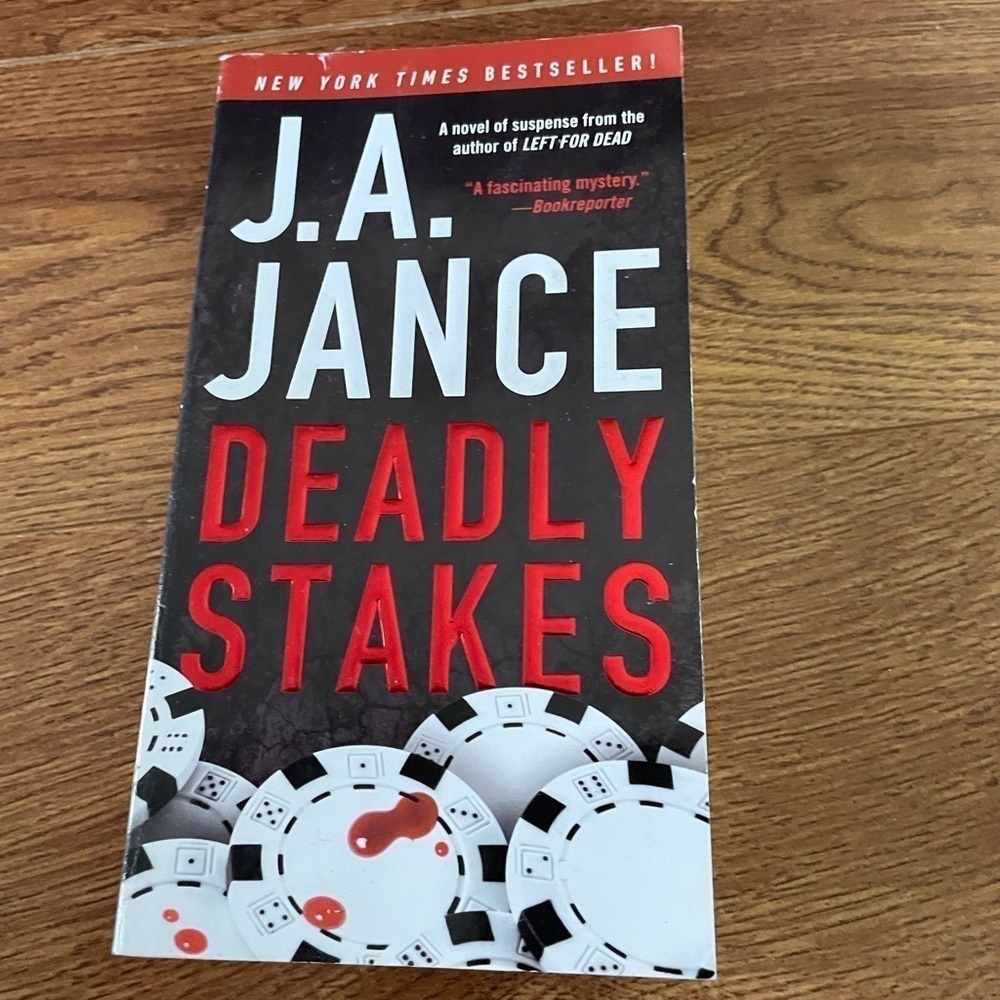 Deadly Stakes by: J.A. Jance paperback book